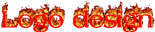 燃えるロゴ7