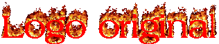 燃えるロゴ8